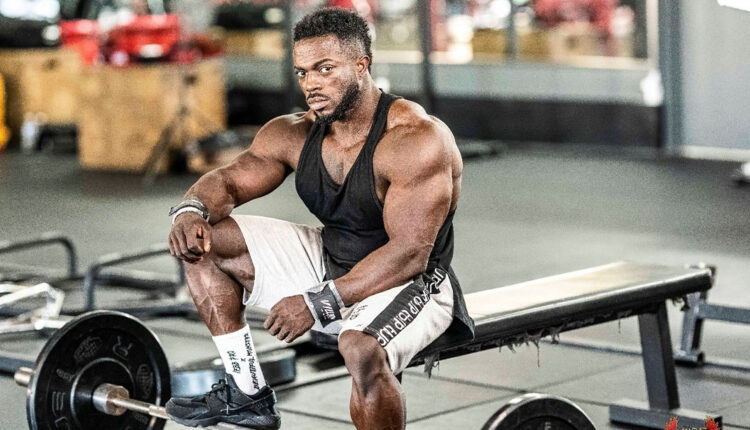 Bodybuilder-Terrnace-Ruffin-sitting-on-a-bench-at-the-gym.jpg